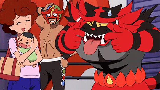 incineroar and masked royal (pokemon and 1 more)