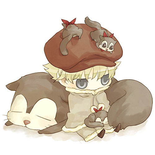july and petya (darker than black) drawn by hysd