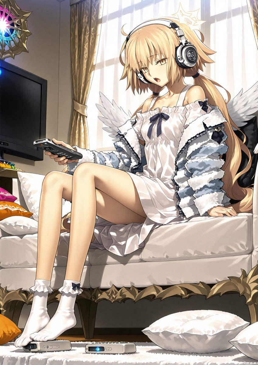jeanne d'arc and metatron jeanne (fate and 1 more) drawn by ebuoxxx