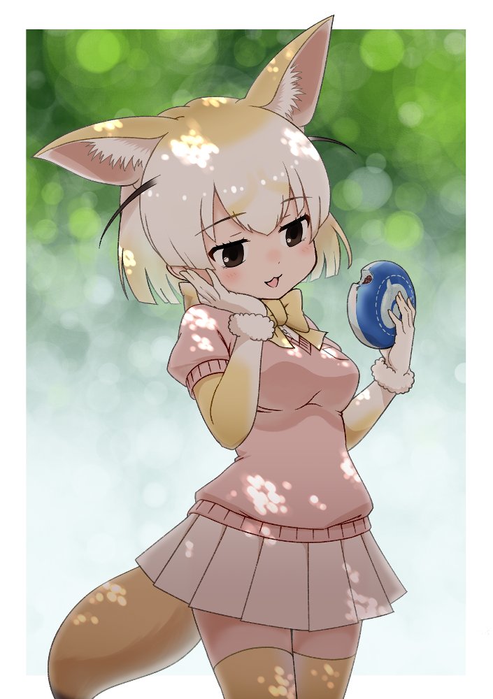 fennec (kemono friends and 1 more) drawn by hoshino_mitsuki
