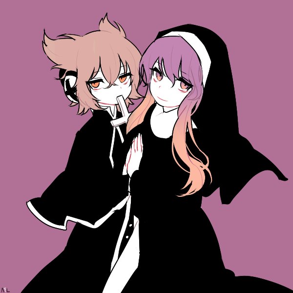 hijiri byakuren and toyosatomimi no miko (touhou) drawn by shan