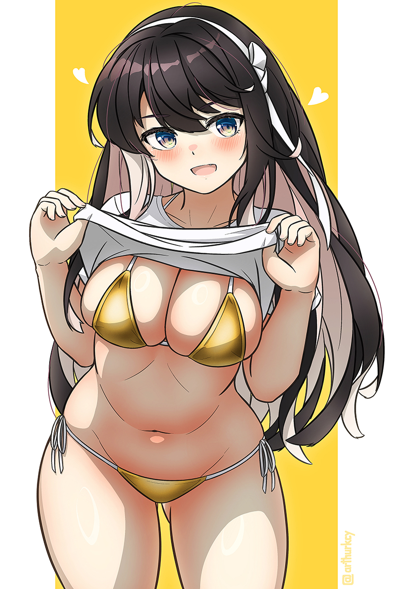 naganami and naganami kai ni (kantai collection) drawn by arthur_ko