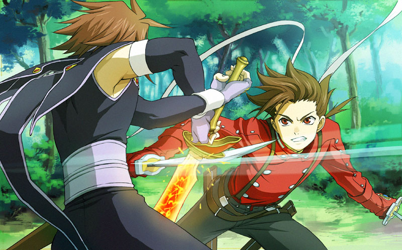 lloyd irving and kratos aurion (tales of and 1 more) drawn by shimabara