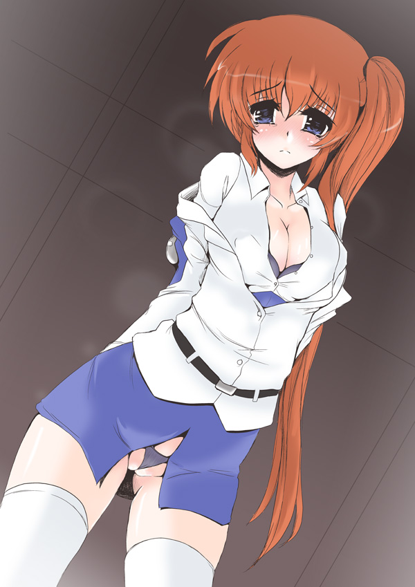 takamachi nanoha (lyrical nanoha and 1 more) drawn by frapowa