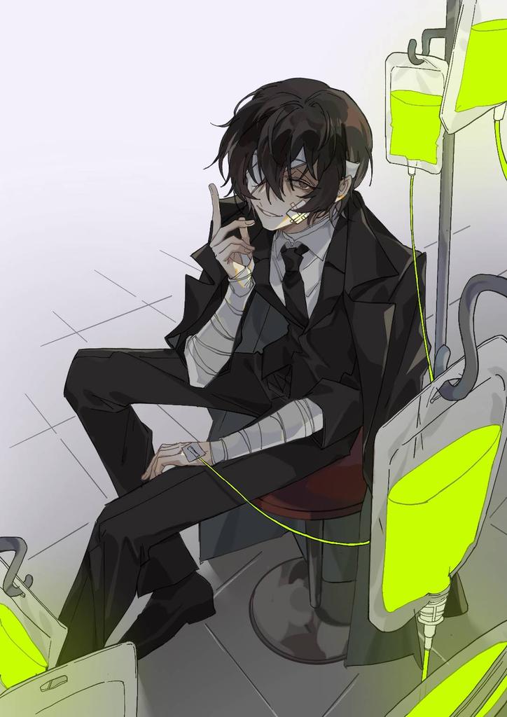 dazai osamu (bungou stray dogs) drawn by ziyi_zhengjun