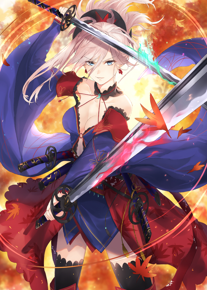 miyamoto musashi (fate and 1 more) drawn by kachi