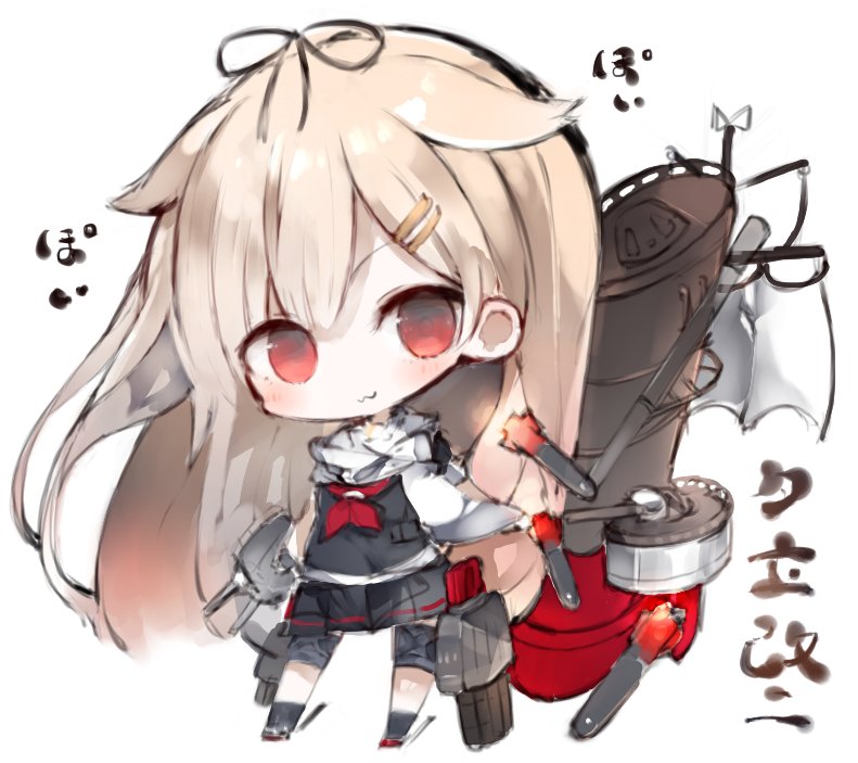 yuudachi and yuudachi kai ni (kantai collection) drawn by kotatu_(akaki01aoki00)