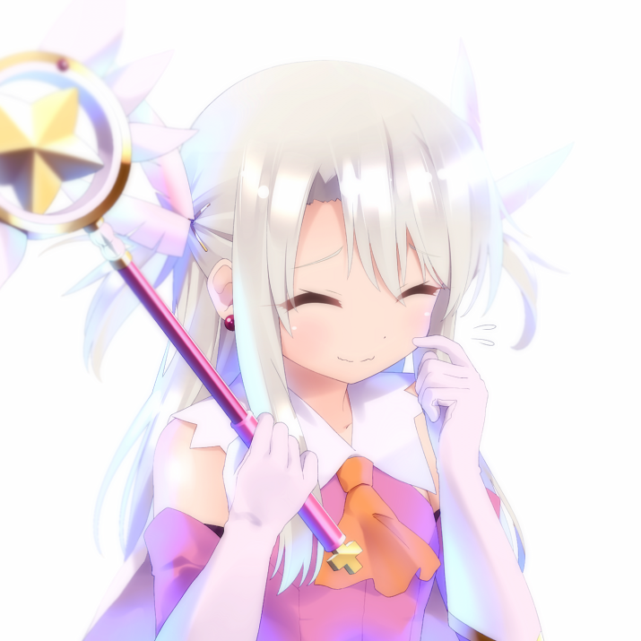 illyasviel von einzbern, prisma illya, and magical ruby (fate and 1 more) drawn by goribote