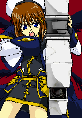 yagami hayate and nicholas d. wolfwood (lyrical nanoha and 2 more)