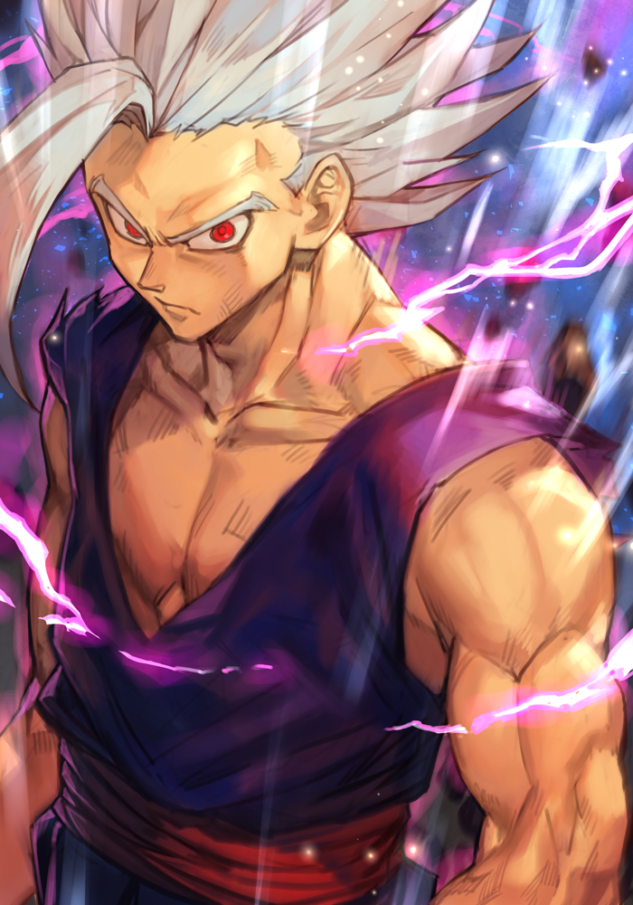 son gohan and gohan beast (dragon ball and 2 more) drawn by hungry_clicker