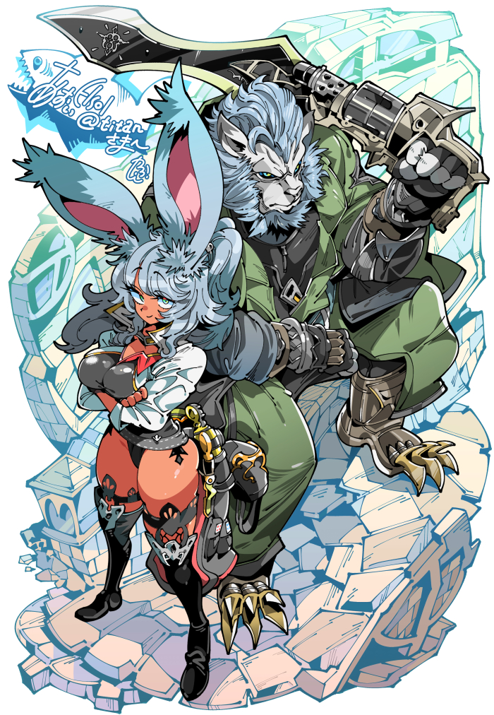 warrior of light (final fantasy and 1 more) drawn by kafun