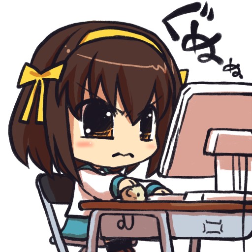 suzumiya haruhi (suzumiya haruhi no yuuutsu) drawn by touma_rui