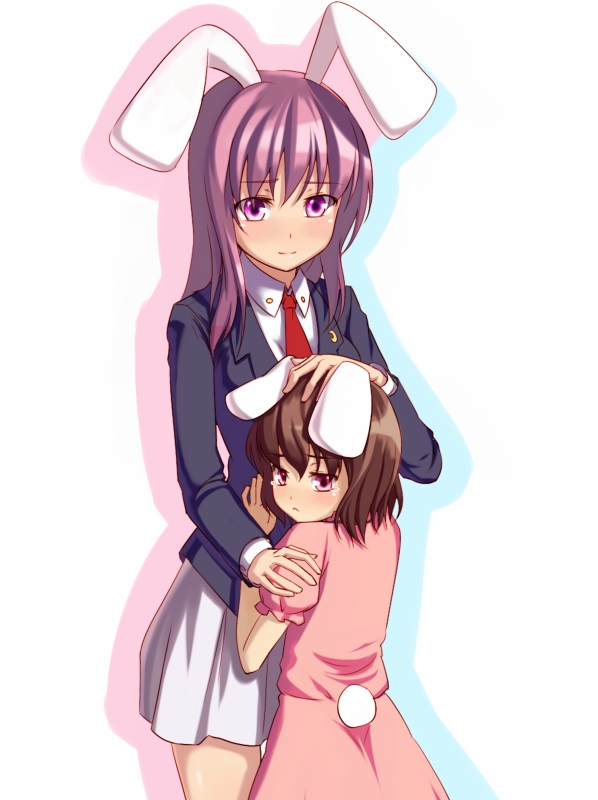 reisen udongein inaba and inaba tewi (touhou) drawn by ket-c