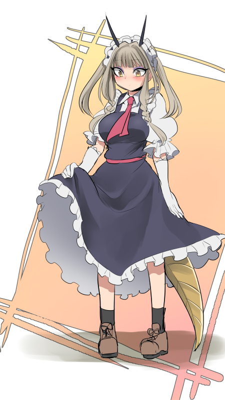 tohru and la pucelle (kobayashi-san chi no maidragon and 1 more) drawn by kouji_(kari)