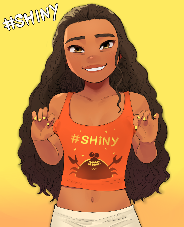 moana waialiki and tamatoa (moana) drawn by pano_(mohayayamai)