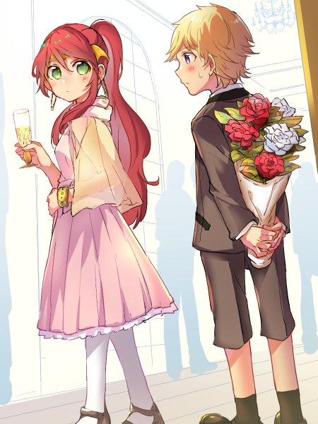 pyrrha nikos and jaune arc (rwby) drawn by mikan-uji