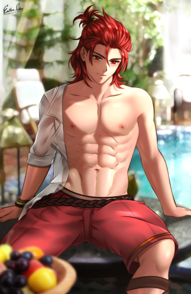 percival (granblue fantasy) drawn by esther_shen