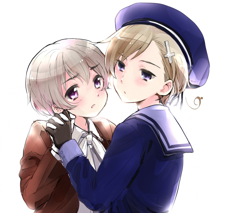 norway and iceland (axis powers hetalia) drawn by romion