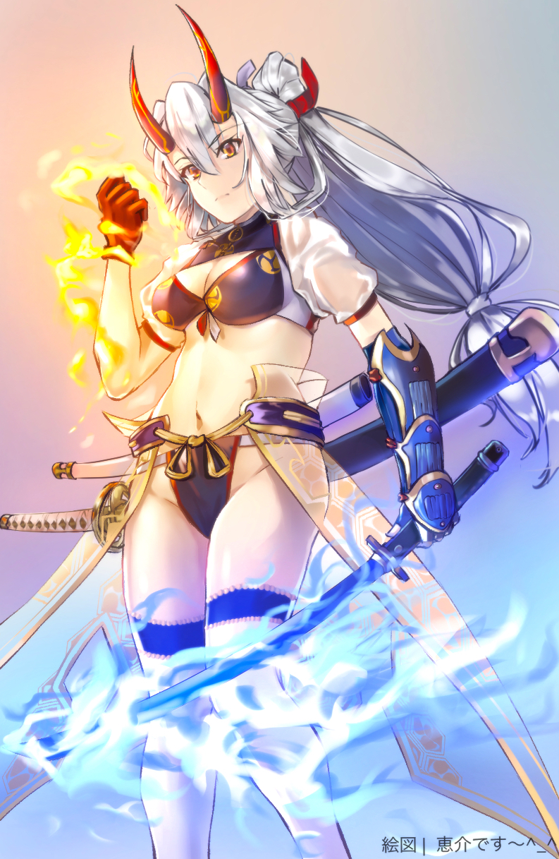tomoe gozen (fate and 1 more) drawn by keisuke_desu~