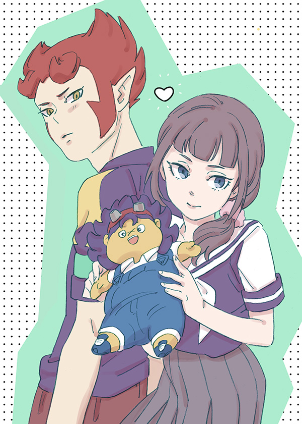amagi daichi, mahoro tadashi, and kousaka yukie (inazuma eleven and 1 more) drawn by shimanekoken
