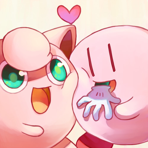 kirby, luigi, and jigglypuff (pokemon and 3 more) drawn by sora-mame