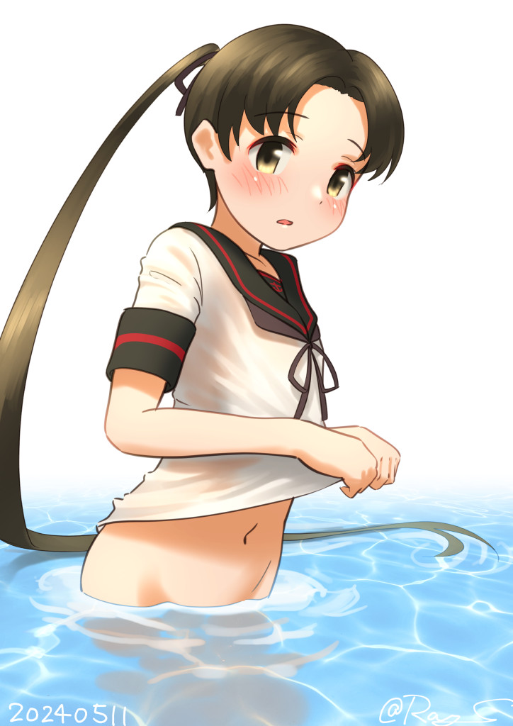 ayanami and ayanami kai ni (kantai collection) drawn by ray.s