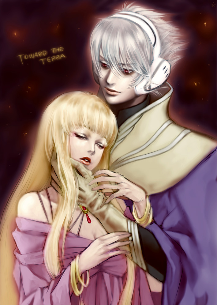 soldier blue and physis (toward the terra) drawn by yohi