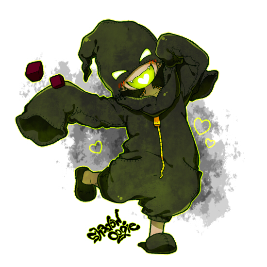 oogie boogie (the nightmare before christmas and 1 more) drawn by kiri_futoshi