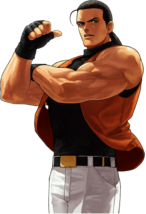 robert garcia (the king of fighters and 2 more) drawn by ogura_eisuke
