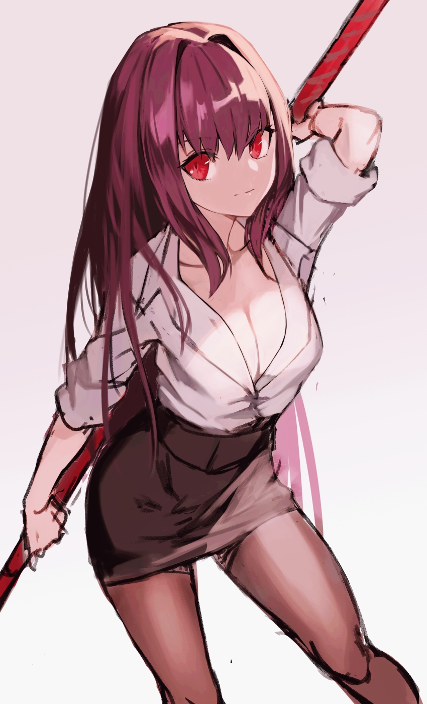 scathach (fate and 1 more) drawn by chorogon