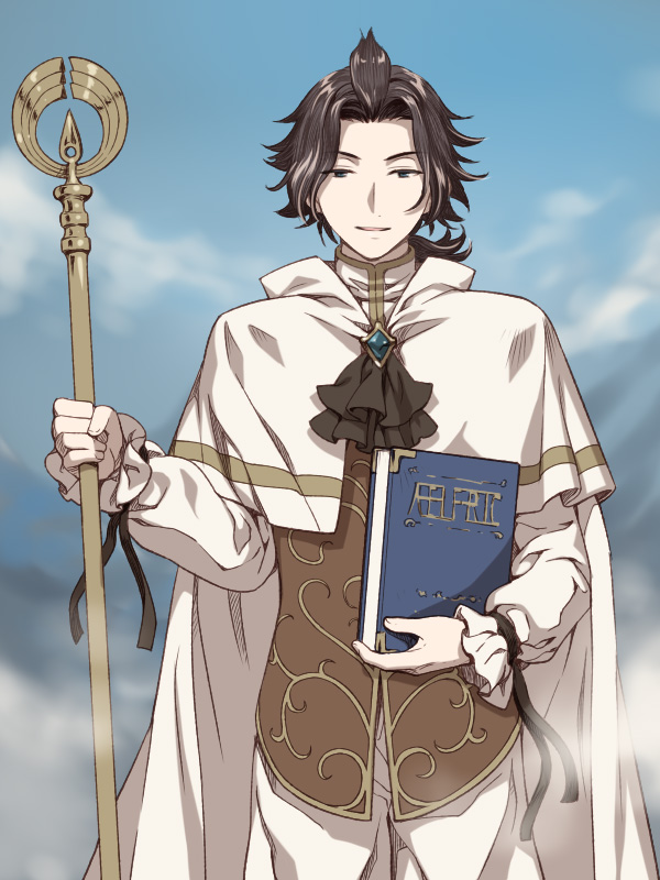 cyrus albright (octopath traveler and 1 more) drawn by shikimiorange