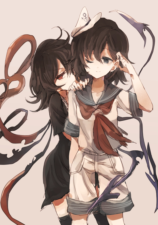 houjuu nue and murasa minamitsu (touhou) drawn by hisona_(suaritesumi)