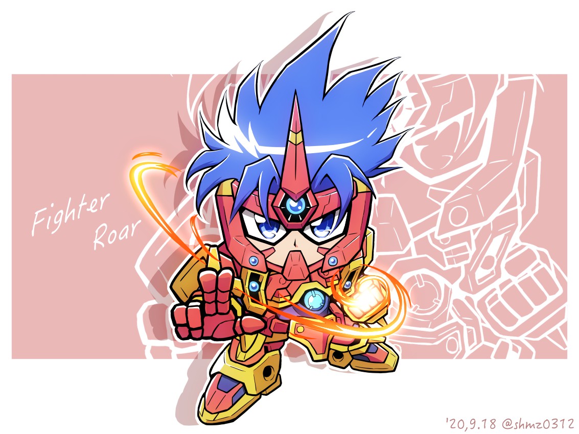 Kouta Azuma And Fighter Roar Super Robot Wars And 2 More Drawn By Shokkaa Shmz Danbooru