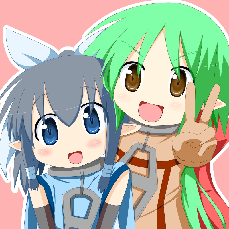 kori and tiko (original) drawn by minami_(colorful_palette)