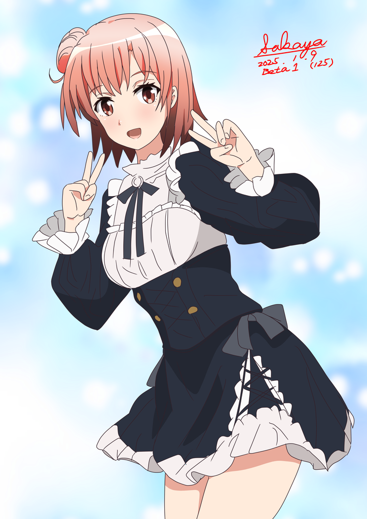 yuigahama yui (yahari ore no seishun lovecome wa machigatteiru.) drawn by sakayaya