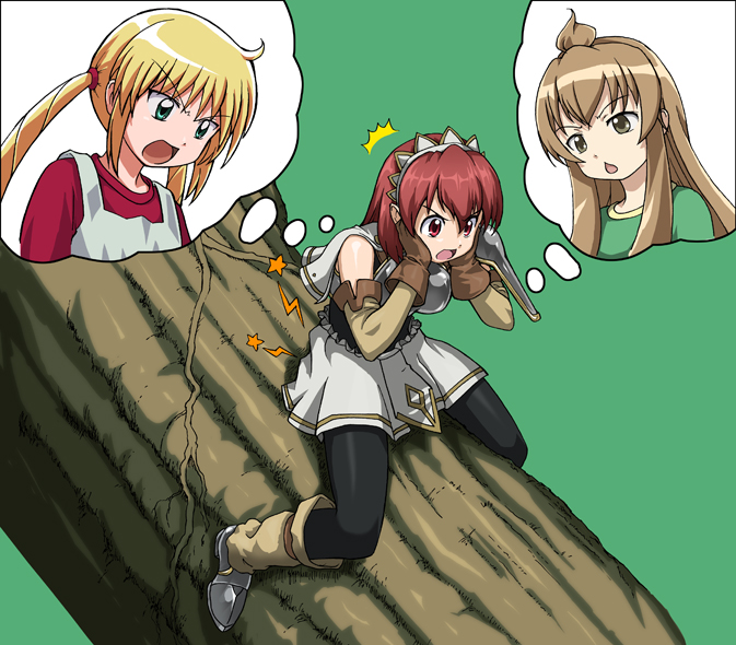sanzen'in nagi, minami chiaki, and cecily cambell (hayate no gotoku! and 2 more) drawn by rohitsuka