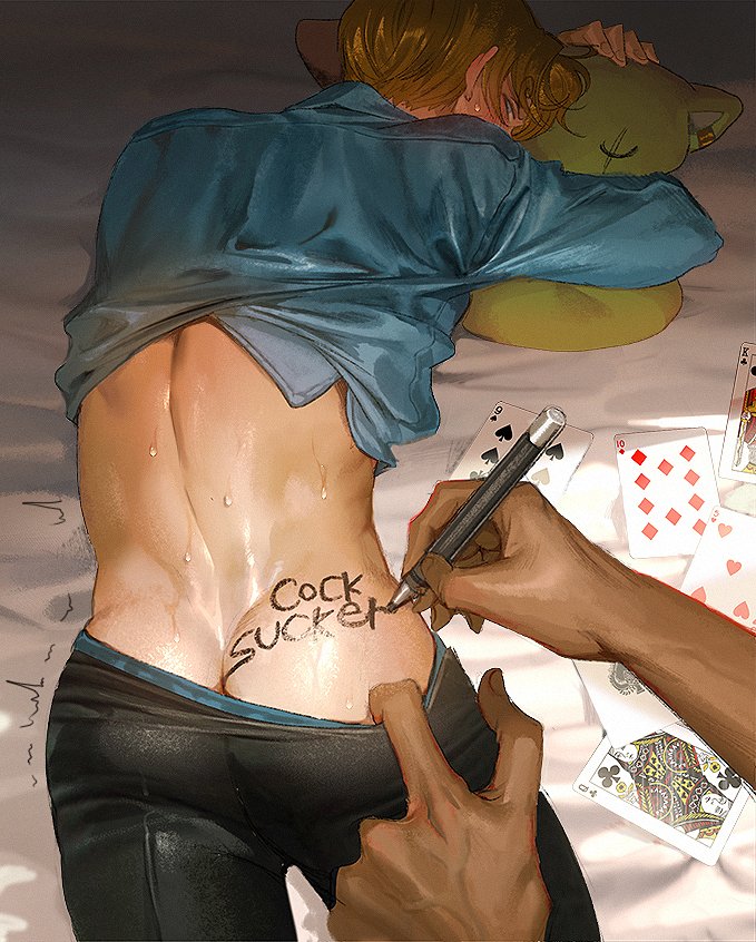 roronoa zoro and sanji (one piece) drawn by runa_(nori31291404)