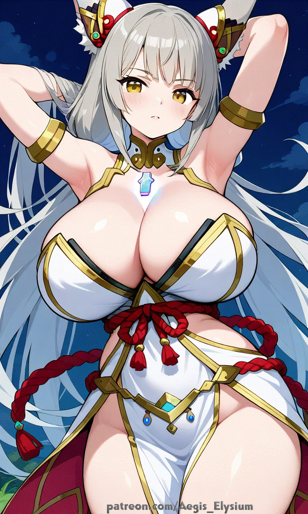 nia (xenoblade chronicles and 1 more) drawn by aegis_elysium
