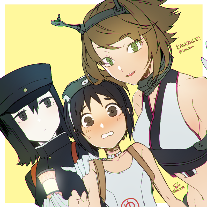mutsu, akitsu maru, maru-yu, and akitsu maru kai (kantai collection) drawn by ishida_shouji