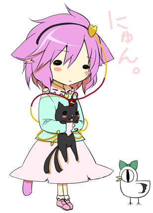 komeiji satori, kaenbyou rin, and reiuji utsuho (touhou)