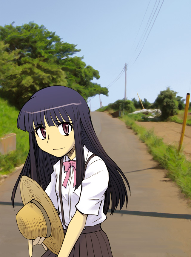 furude rika (higurashi no naku koro ni) drawn by yamane_(planet_porno)