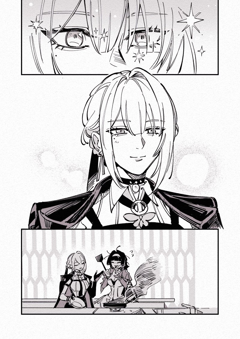 evelyn chevalier and astra yao (zenless zone zero) drawn by offnanoda
