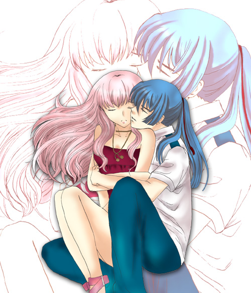 sheryl nome and saotome alto (macross and 1 more)