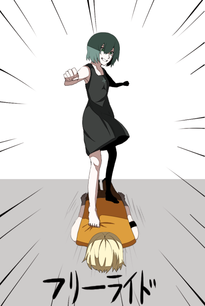 kazaguruma and jose (kudaranu mousou no) drawn by motoyuki_(k125)