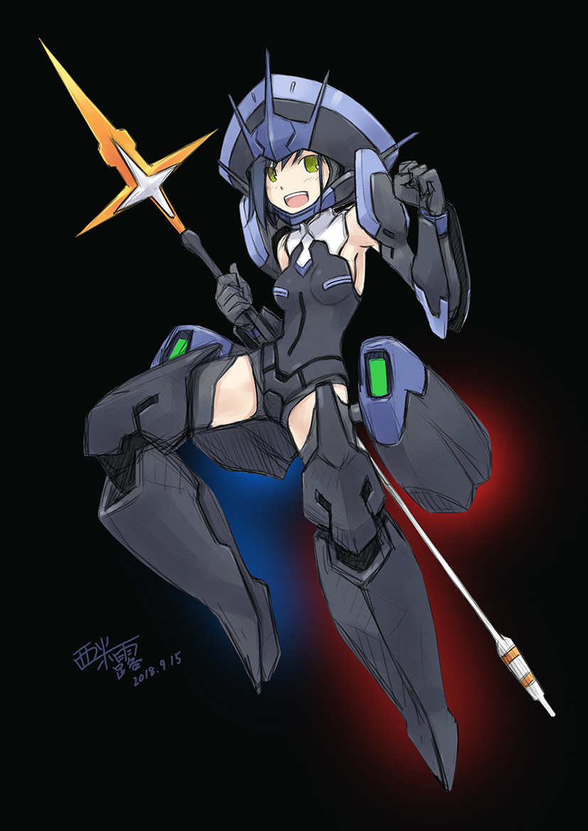 ichigo and delphinium (darling in the franxx) drawn by simelu