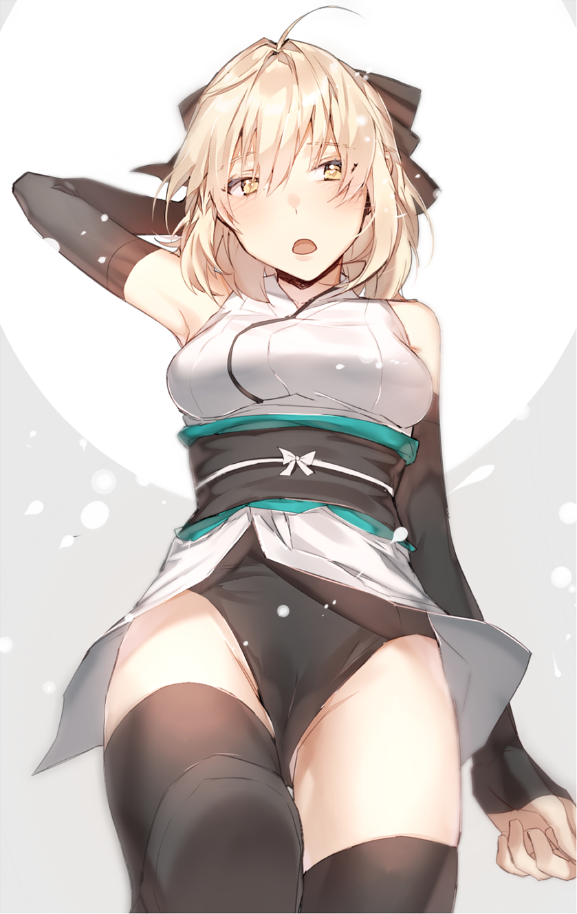 okita souji (fate and 1 more) drawn by dore_(gilles_dore)