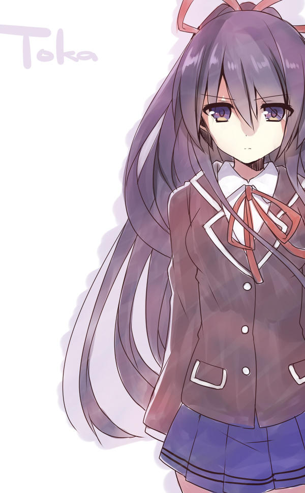 yatogami tohka (date a live) drawn by mishima_kurone
