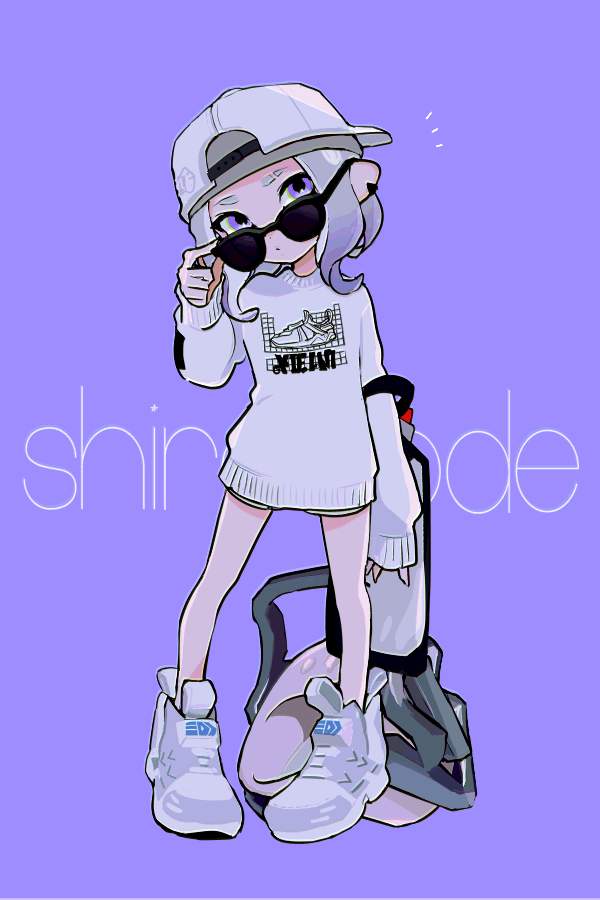 octoling player character and octoling girl (splatoon) drawn by imaikuy0