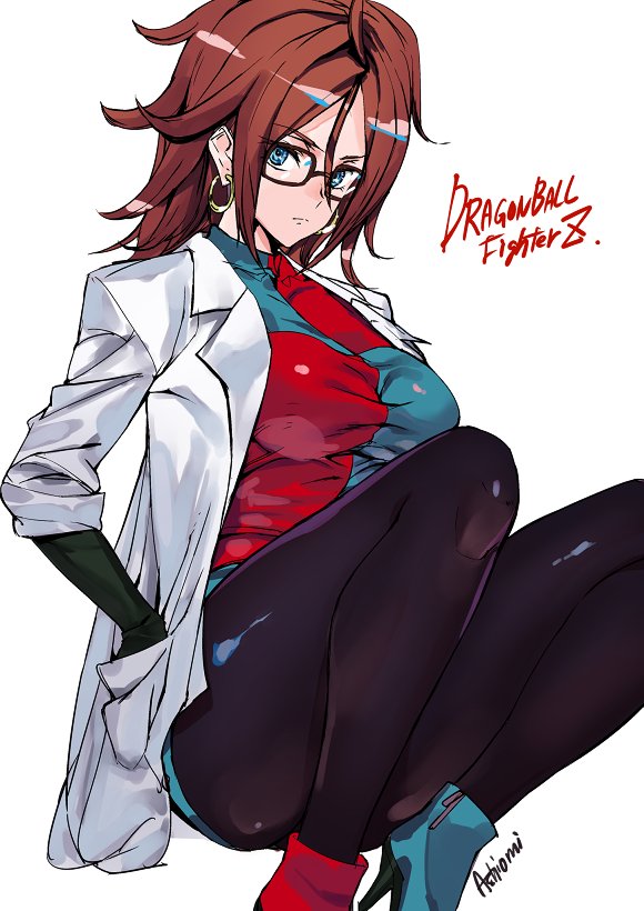 android 21 (dragon ball and 1 more) drawn by ashiomi_masato