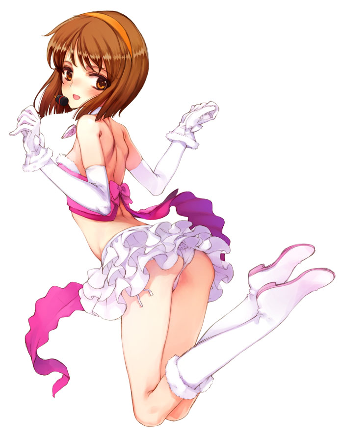 hagiwara yukiho (idolmaster and 1 more) drawn by oyari_ashito